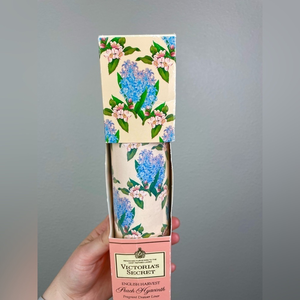 VTG Victoria's Secret English Harvest Peach Hyacinth Fragrant Drawer Liner Flora - Picture 2 of 13